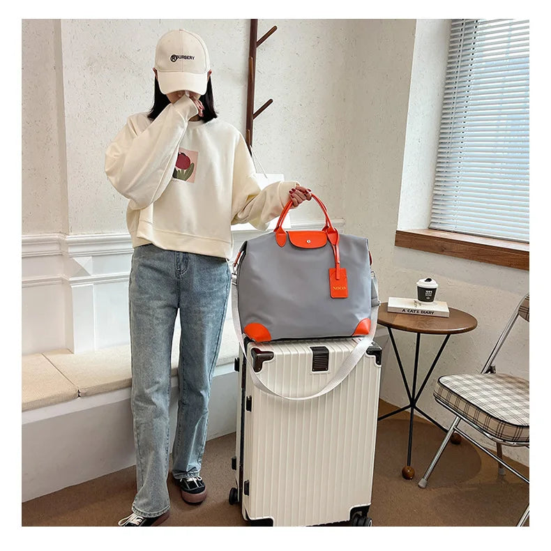 New Women Travel Bag Ladies Handbag Large Sports Pack Multifunctional Luggage Shoulder Gym Bags 2022 Fashion Cool Yoga Bags