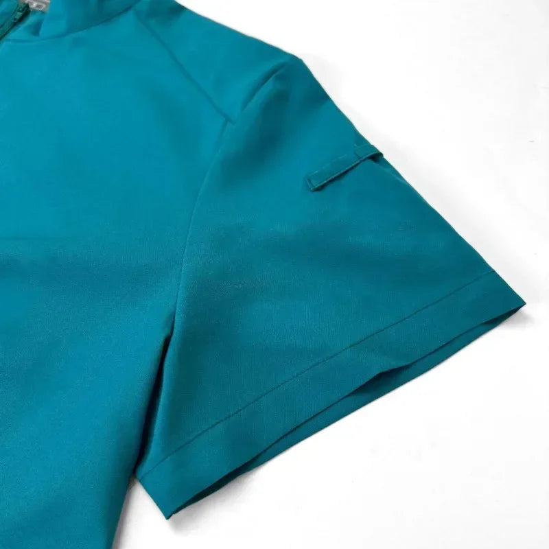 Medical Doctor Nurse Surgical Uniforms Woman Scrub Set Beauty Salon Work Wear Clinical Scrubs Top-Pants Spa Nursing Tunic Suit