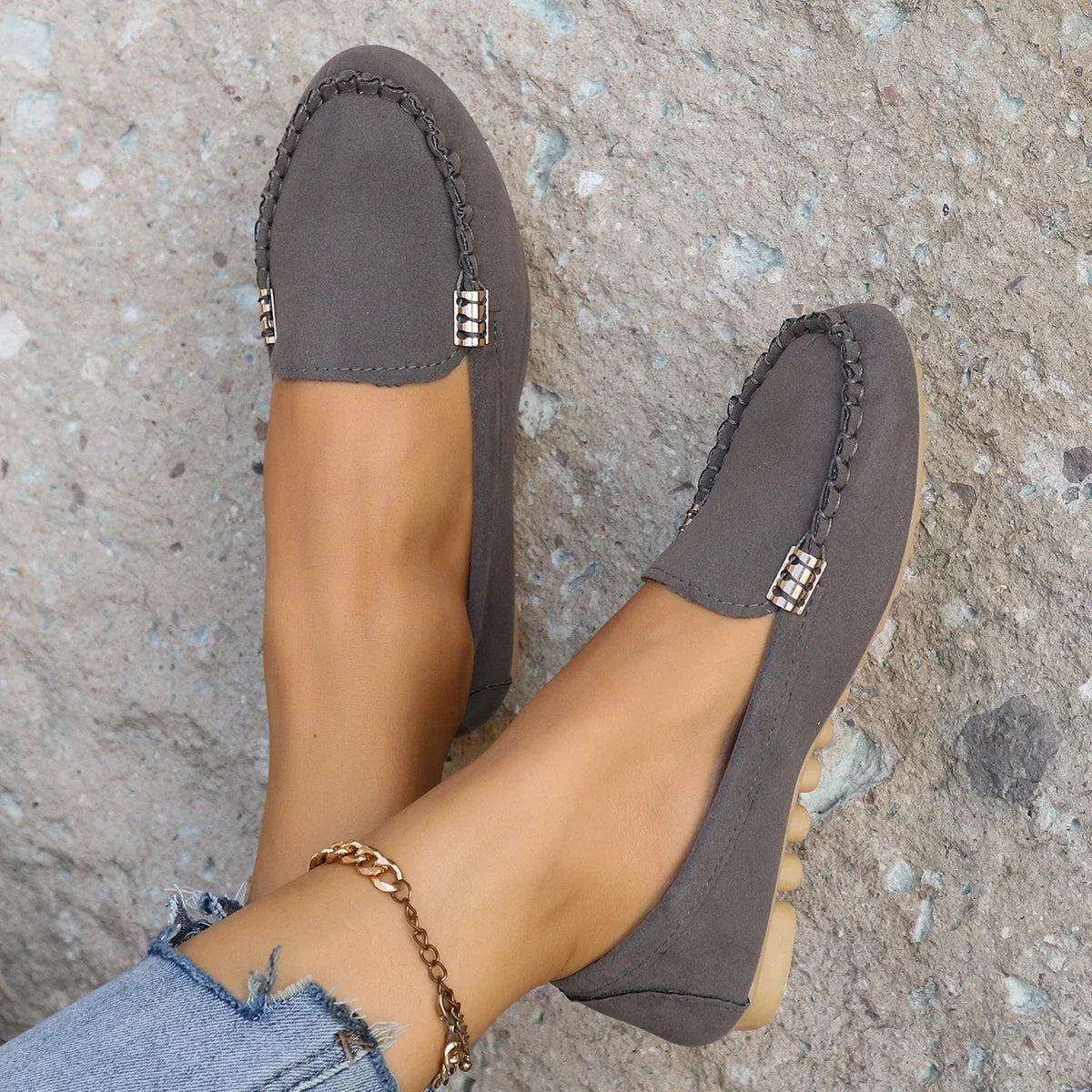 2025 Women Shoes Slip On Loafers For Ballet Flats Women Casual Sneakers Flat Shoes For Women Casual Shoes Zapatos Mujer