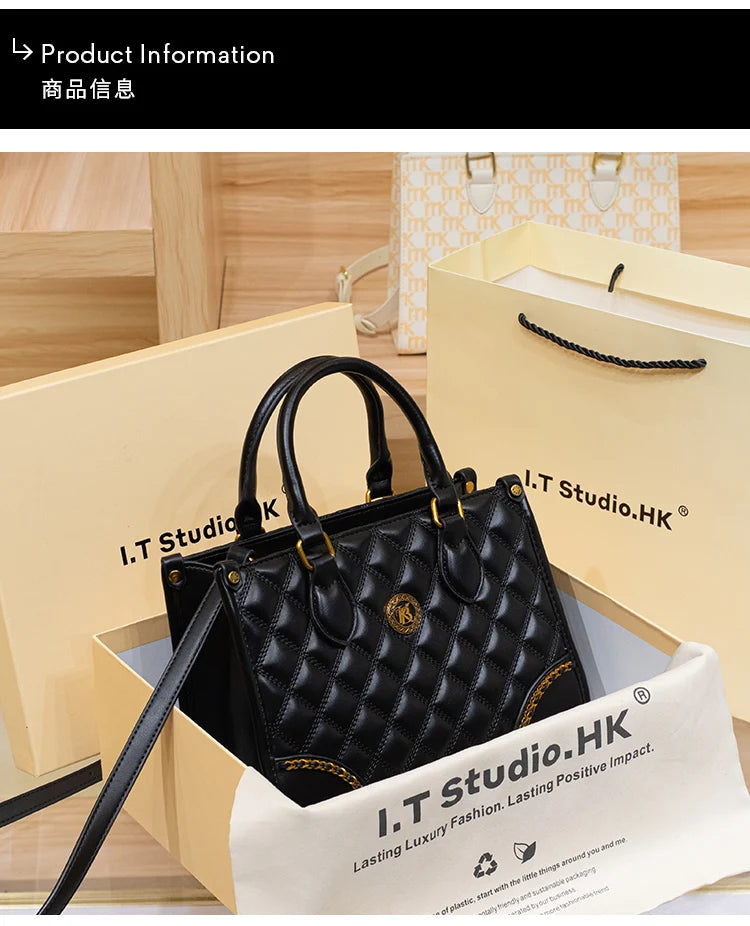 Women's handbag, genuine leather handbag, women's 2024 new summer high-end high-capacity designer crossbody bag
