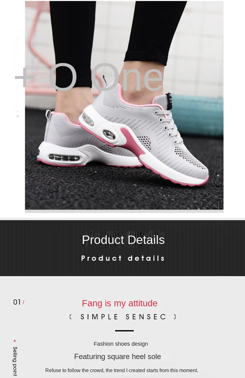 Women Sneakers Lightweight Knitted Shoes Women Casual Flats Shoes Female Tennis Shoes Non-Slip Women Sport Shoes
