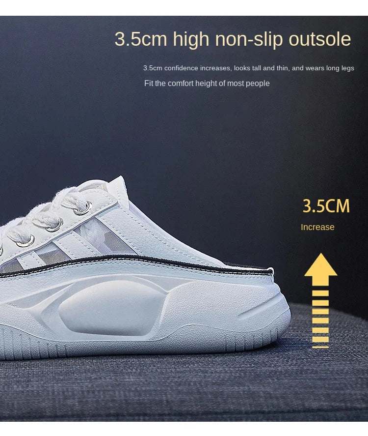 New Women's Shoes Fashion Hollow Out Breathable Thick Sole Lightweight Casual Slippers Shoes for Women Zapatos De Mujer 2023