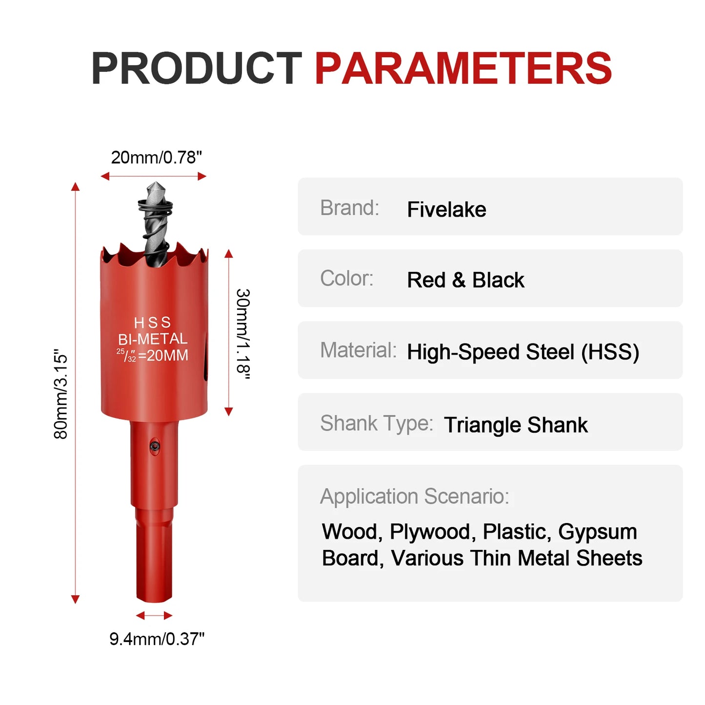 1pcs M42 20mm-200mm Adjustable Hole Saw Drill Bit for Metal, Wood, Gypsum Board - Durable Cutting Tool for Various DIY Projects