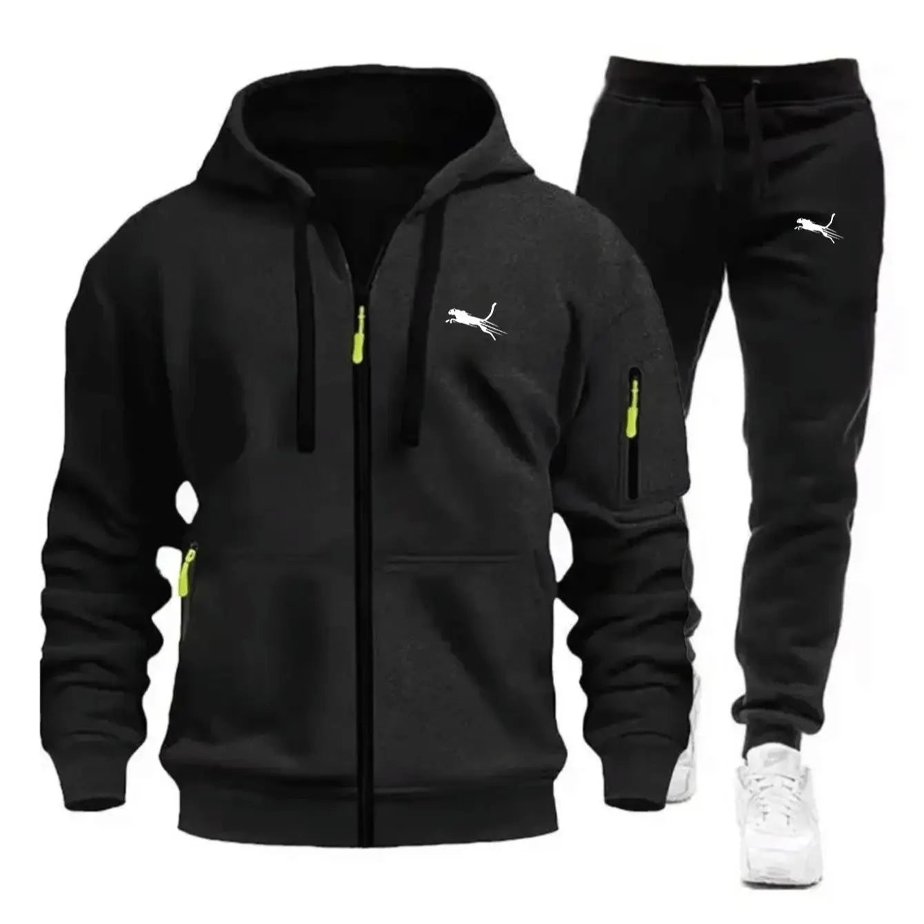 Men's Clothing Casual Sweatshirt Suit Sweatshirts for Men Daily Zipper Hoodies Hot High Quality 2026 Sports Tracksuit Jogging