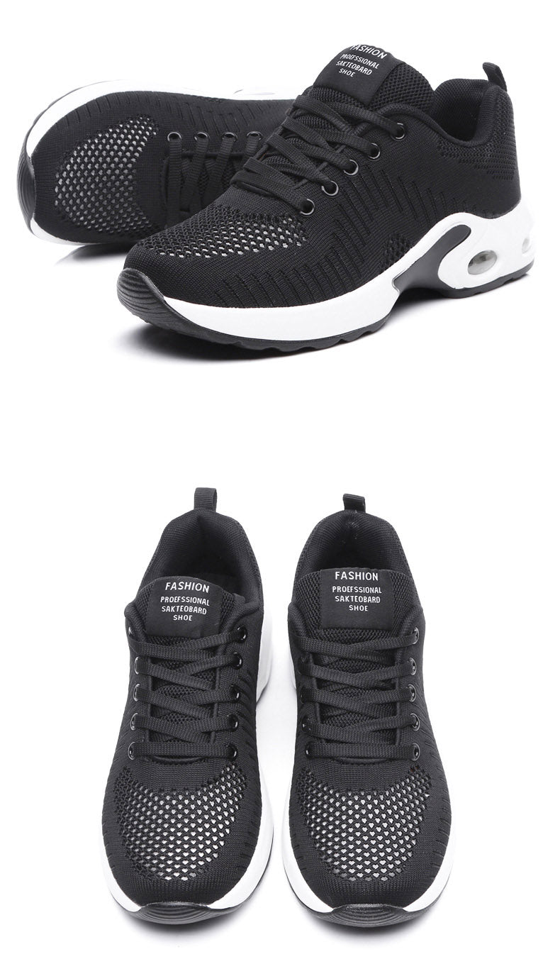 Women Sneakers Lightweight Knitted Shoes Women Casual Flats Shoes Female Tennis Shoes Non-Slip Women Sport Shoes