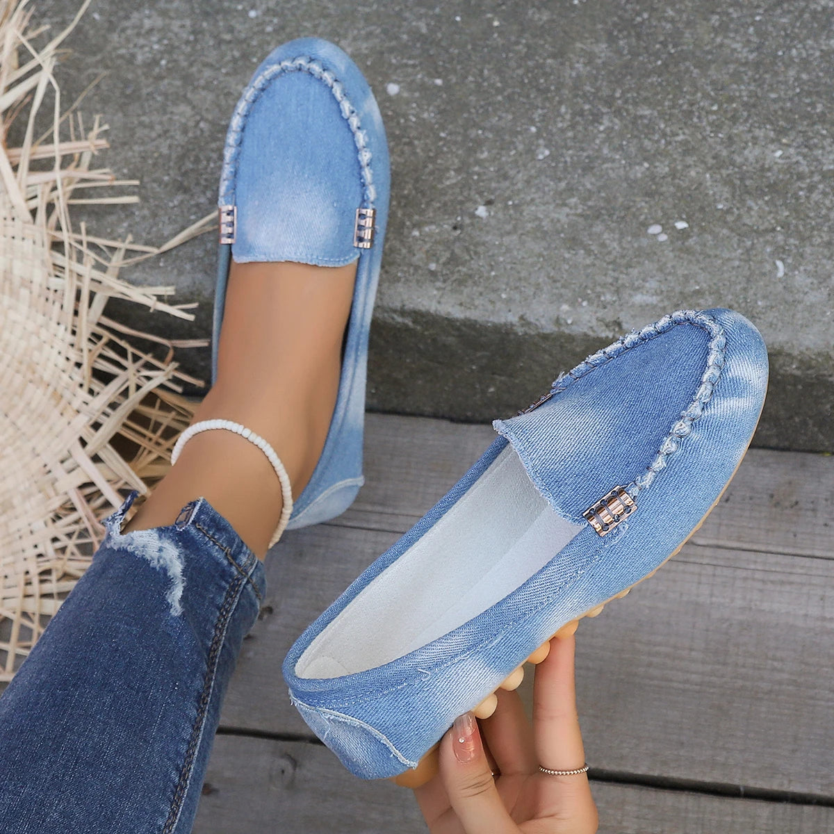2025 Women Shoes Slip On Loafers For Ballet Flats Women Casual Sneakers Flat Shoes For Women Casual Shoes Zapatos Mujer