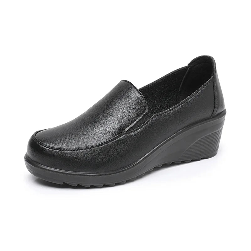 2025 Spring Autumn Women's Flats Shoes Flower Women Round Toe Office Shoe Comfortable Women Shoes Casual Thick Sole Shoes