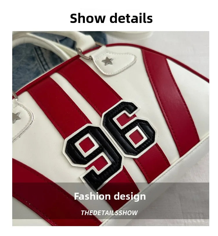 Striped Handbag Women Shoulder Bag, Chic Half Moon Armpit Bag, Stylish Tote Crossbody Bag for Women‘s Daily Work Party Travel