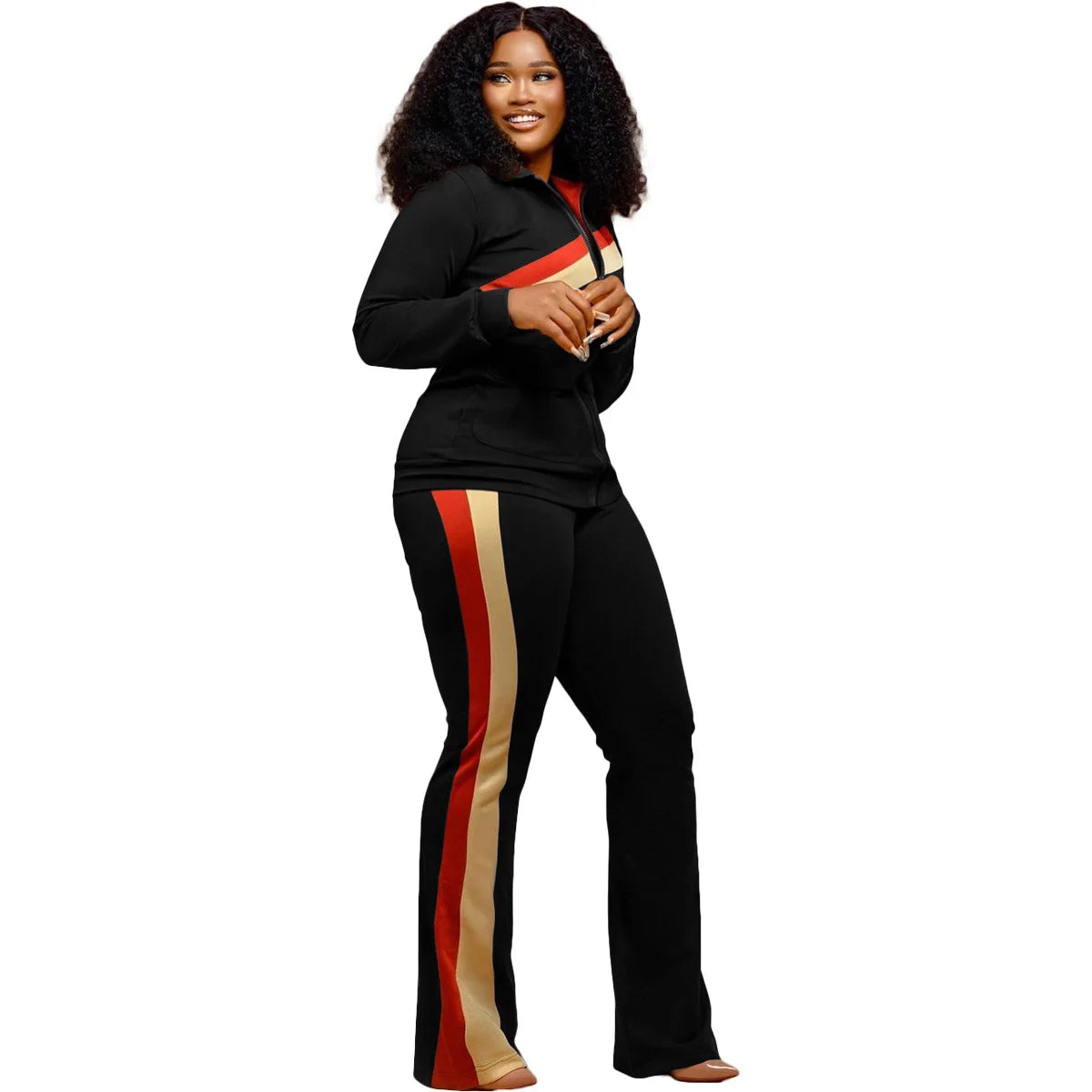Tracksuit Women Pants Set Two Piece Set Autumn Winter Zipper Jacket Tops Suits Jogging Vintage Patchwork Outfits Y2k Streetwear