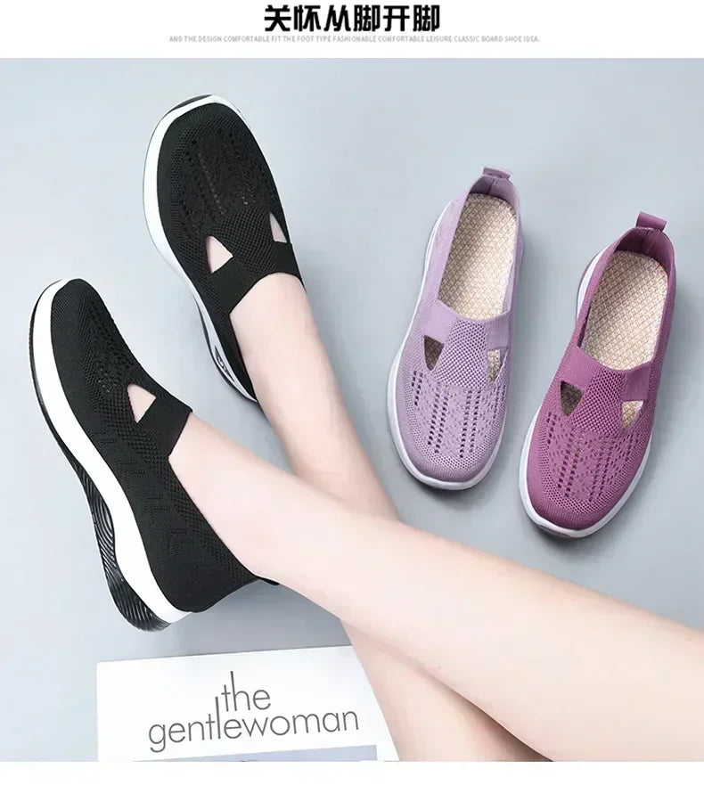 Women's Casual Shoes Breathable Comfortable Orthopedic Shoes Non Slip Sneakers For Spring And Summer New Arrival Women Mesh