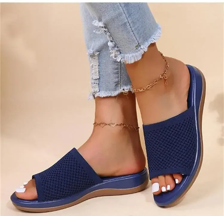 Woman Sandals Shoes Summer Party Women's Sandals Outdoor Women's Shoes Soft Sandals Ladies Slip On Slipper Female Footwear