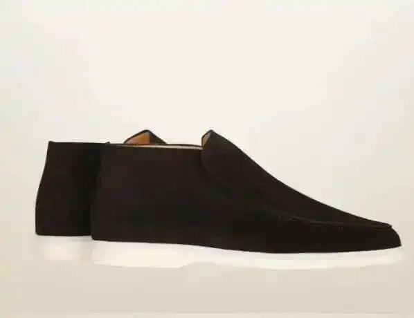 High-top Shoes For Women Loafers Casual Flat Heels One-foot Lazy Shoes Couple Shoes