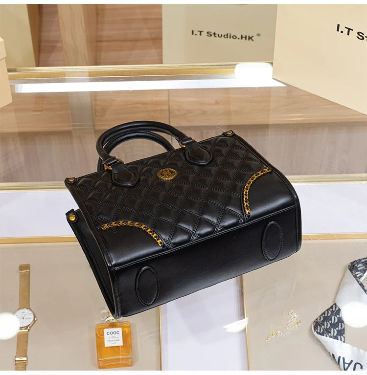 Women's handbag, genuine leather handbag, women's 2024 new summer high-end high-capacity designer crossbody bag