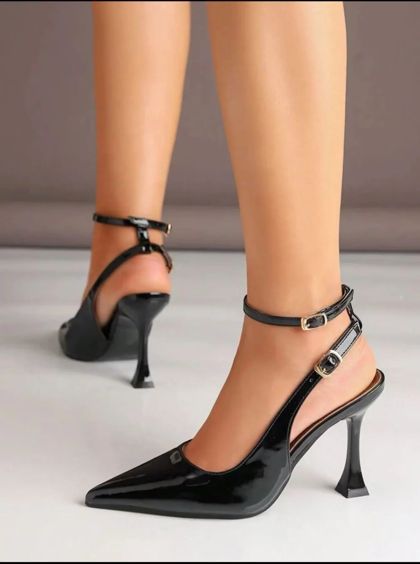 2025 New Women Sandals Fashion Pointed Toe Singbacks Shoes Ladies Outdoor Elegant High Heels Stripper Sandals Sandalias De Mujer