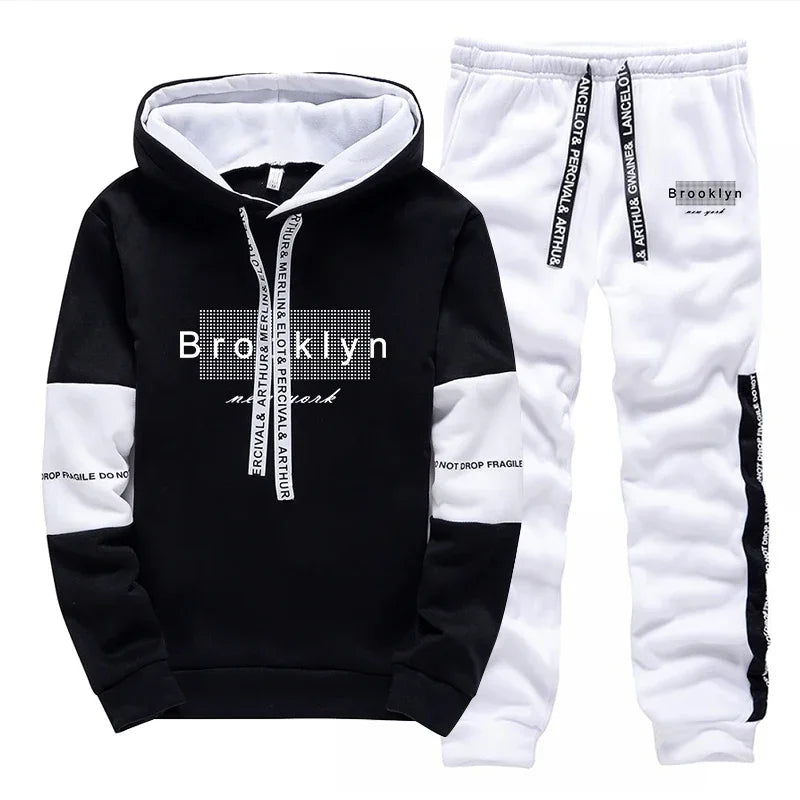 Mens Tracksuit Printing Casual Sweatshirts Outdoors Sports Jogging Man Clothing Hot Sales Streetwear Single Piece Hoodies Pants