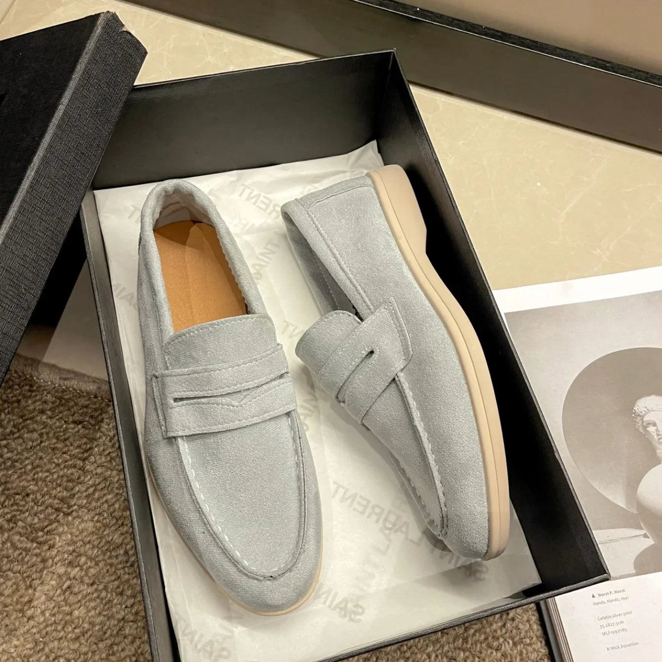Women's Low Top Shoes 2025 Spring and Autumn New Casual Comfort Loafers High Quality Solid Flat Shoes Zapatos De Mujer