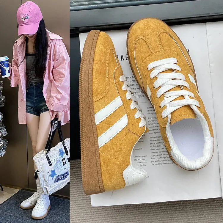 2025 Women Sports Shoes Fashion Casual Flats Vulcanize Shoes Ladies Outdoor Walking Sneakers Women Comfortable Classical Shoe