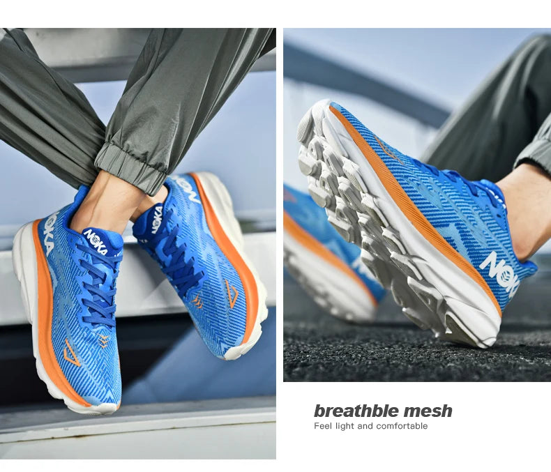 PARZIVAL Men's Sneaker Air Cushion Runner Trainers Tenis Marathon Sports Running Shoes Women Outdoor Athletic Speciality Sneaker