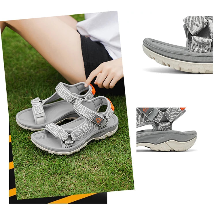 Ladies' Fashion Casual Flat Sandals Outdoor Summer  Open-Toe Beach  Shoes Soft Sole Comfort Women's Breathable Walking Sandials
