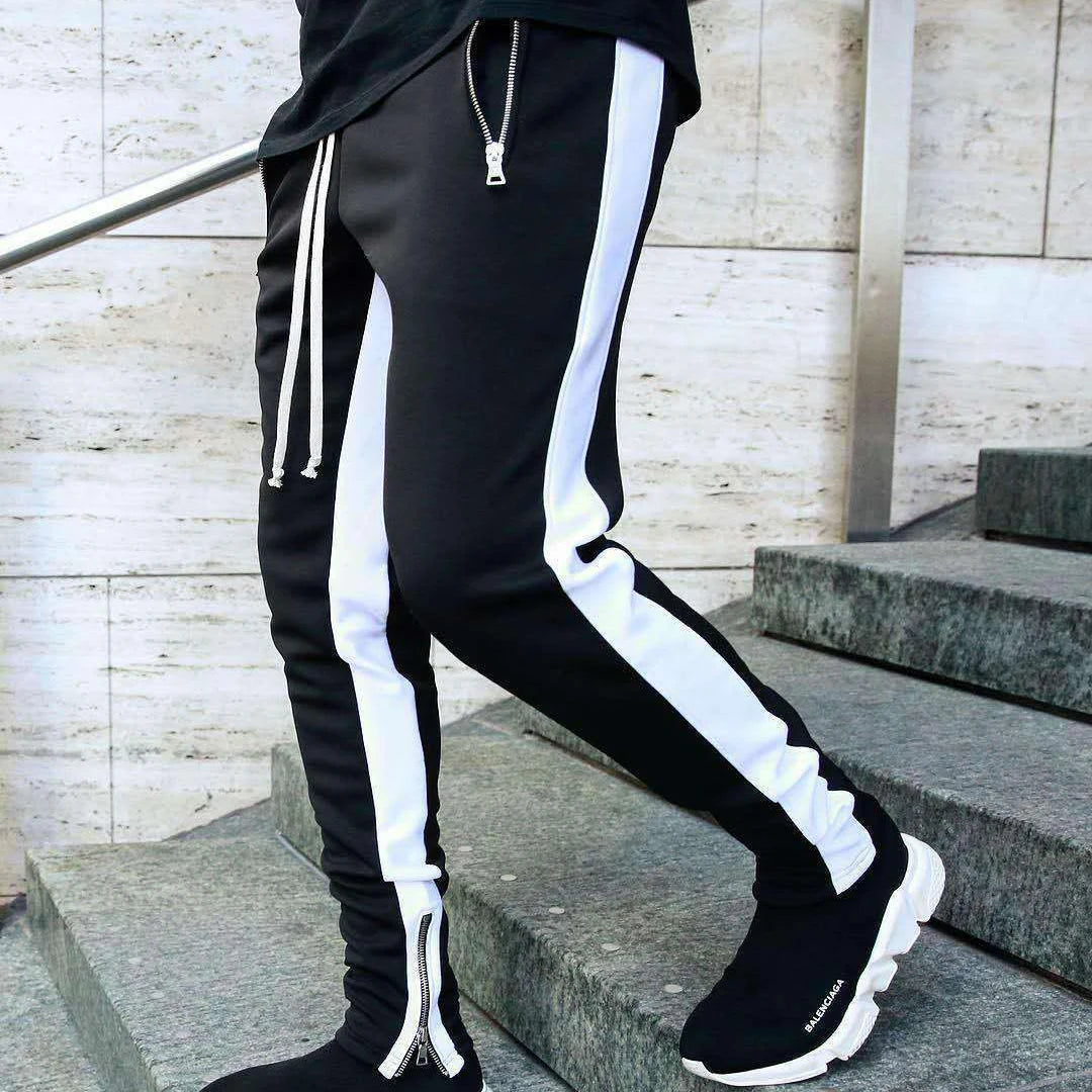 Casual Fashion Pants Men Sportwear Track Tracksuit Gyms Fitness Trousers For Men Hip Hop Black Clothing Joggers Sweatpants Men