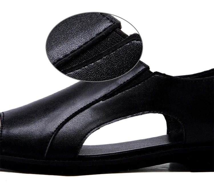 Sandals Men Summer Soft Sole Non-slip Shoes Fashion Male Beach Casual Flat Comfortable Shoes Plus Size Gladiator Rome Sandals