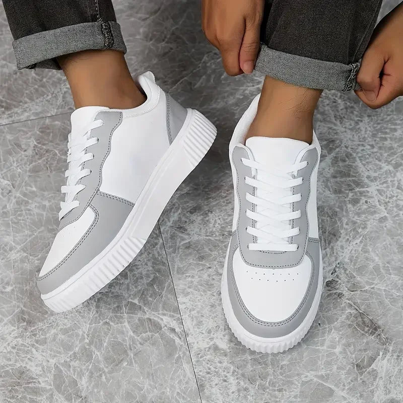 Women's Casual Shoes Breathable Walking Flat Shoes Sneakers White Female Footwear Sports Running Outdoor Walking For Men Tennis