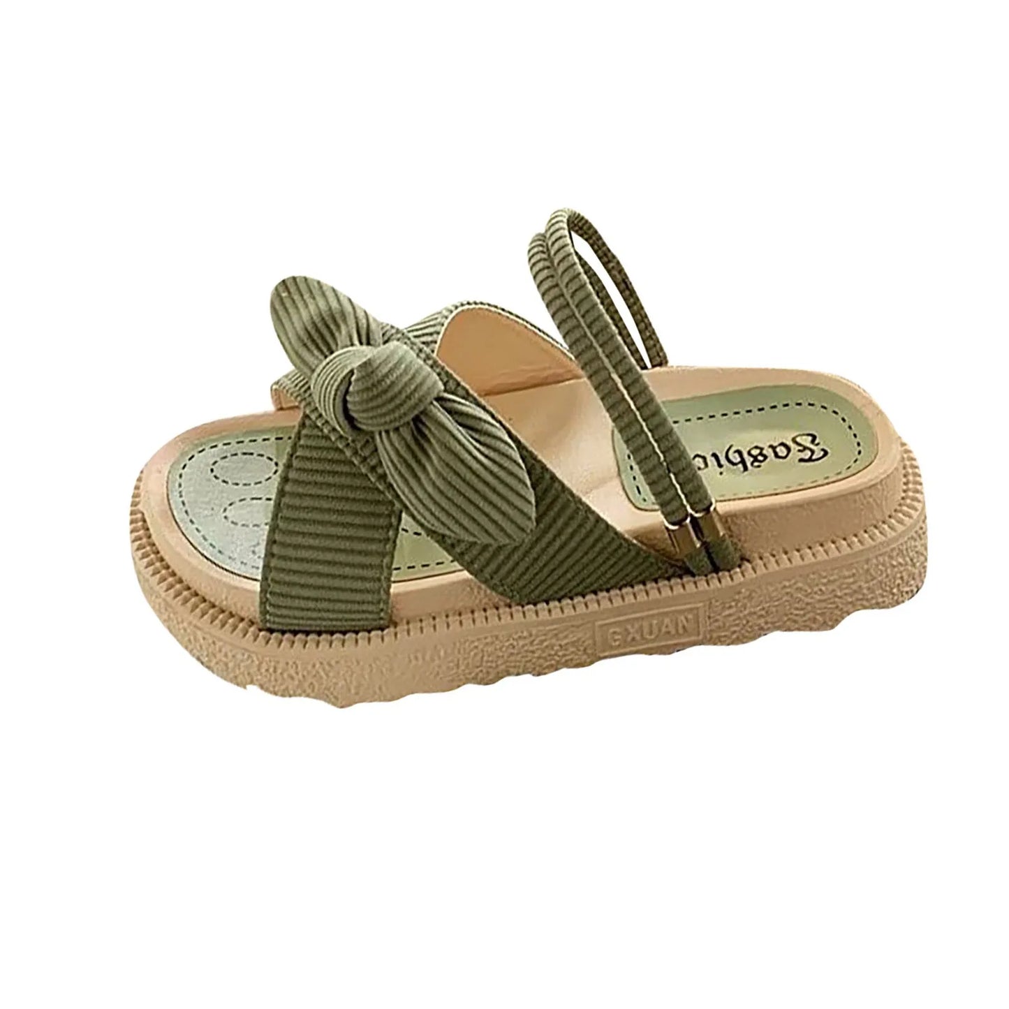 Women Sandalias Mujer Summer Fairy Style New Fashion Student Platform Roman Lady Sands Flat Shoes Cute Slippers
