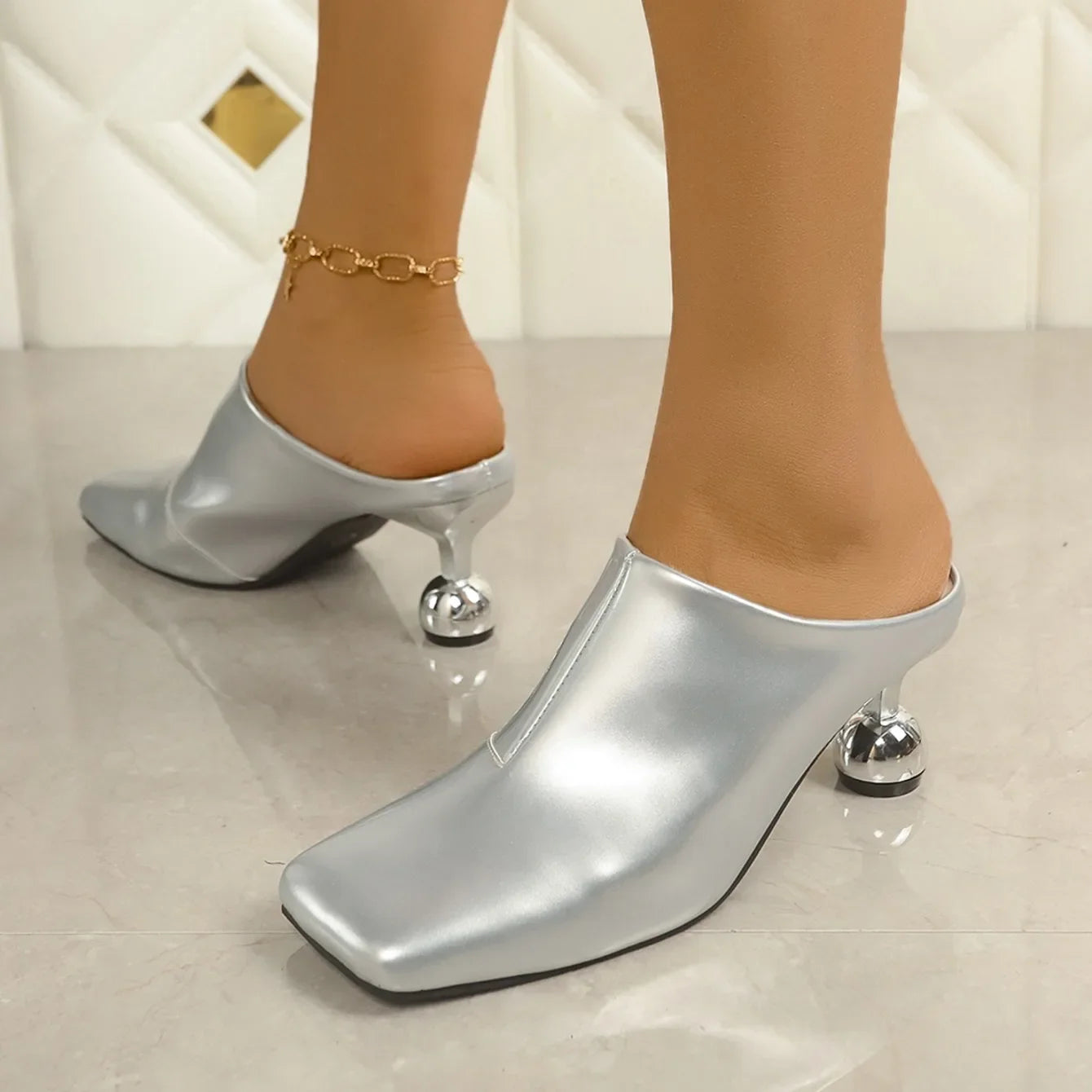 Women Sandals Designer Fashion Sandals Wedges High Heels Slippers Comfortable Pointed Toe Party Ladies Shoes Sandalias De Mujer