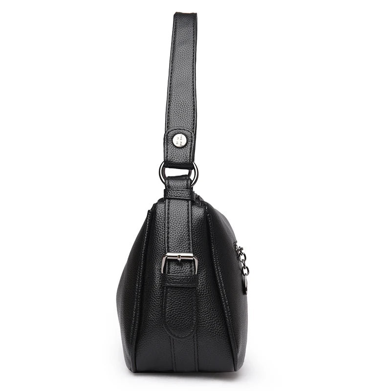 Women's Bags Vintage Genuine High quality PU Women's handbags Casual Ladies' Tote Bags, Soft and Large capacity Handbags wallet