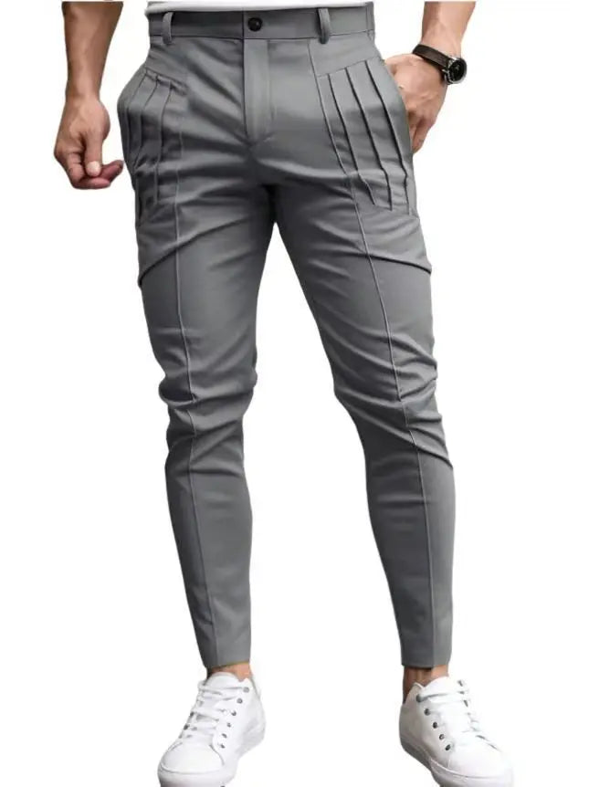 Mens Pleated Designer Pantalon Jogging Hommes Streetwear Clothing 2025 Vintage Skinny Casual Pants Trousers for Men Sweatpants
