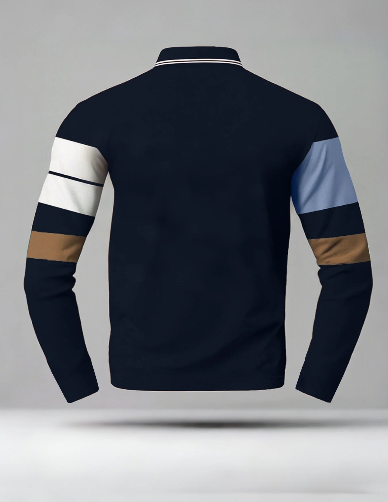 Men's Long Sleeve Shirt Fashion Casual Slim Fit Trendy Blue Silver Fluid Art Print Dress Shirt for Party Daily Wear