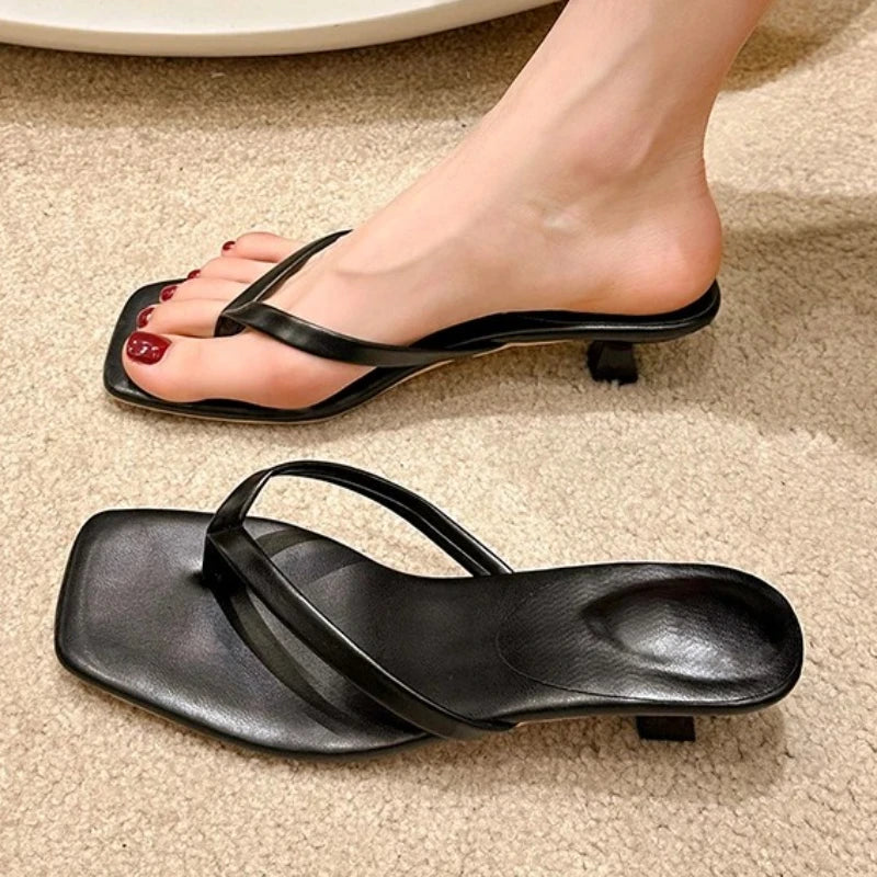 Women Slippers High Heels Sandals Sexy Open Toe Party Wedding New Summer Shoes Fashion Beach Woman Soft Slides Zapatos De Mujer