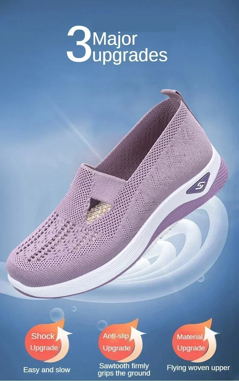 Women's Casual Shoes Breathable Comfortable Orthopedic Shoes Non Slip Sneakers For Spring And Summer New Arrival Women Mesh