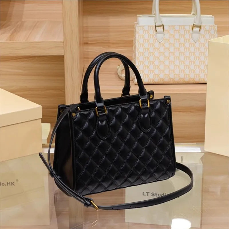 Women's handbag, genuine leather handbag, women's 2024 new summer high-end high-capacity designer crossbody bag