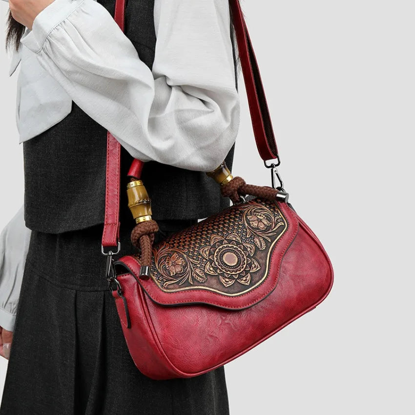 Retro Shoulder Bag Women Handbag High-quality 3D Printed Diagonal Crossbody Classic Office Not Too Big or Too Small Bag Luxury
