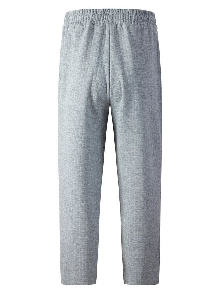 Men's Checkered Polo Shirt & Pants Set 2 Piece Tracksuit for Golf Sports Casual Wear Activewear Men's Leisure Sports Suit