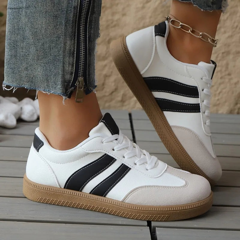 2026 Women Tennis Sneakers Flats Ladies Fashion Vulcanized Shoes Spring Autumn Woman Outdoor Trainers Footwear Женская Обувь