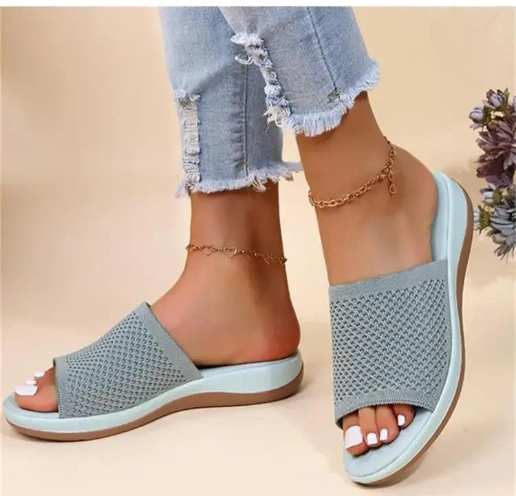 Woman Sandals Shoes Summer Party Women's Sandals Outdoor Women's Shoes Soft Sandals Ladies Slip On Slipper Female Footwear
