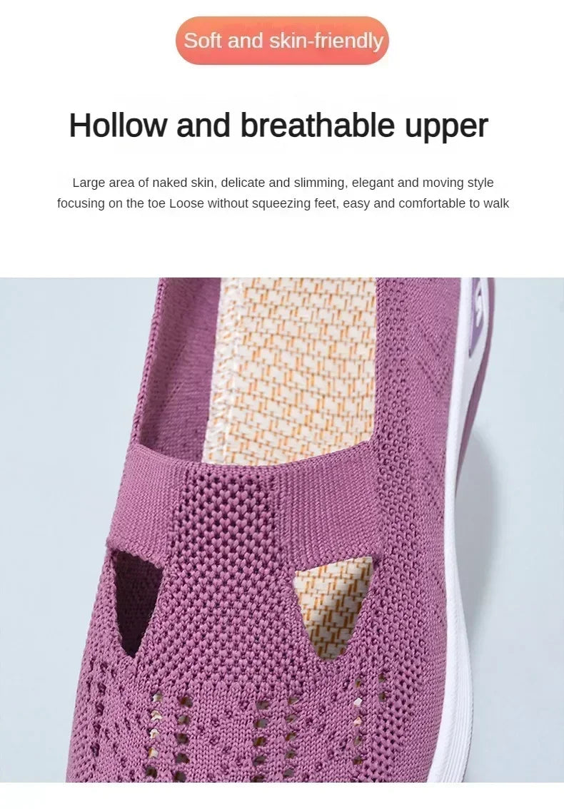 Women's Casual Shoes Breathable Comfortable Orthopedic Shoes Non Slip Sneakers For Spring And Summer New Arrival Women Mesh