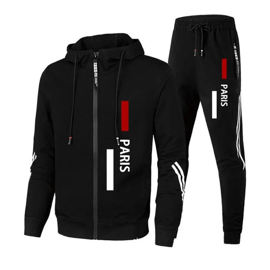 Men's fashion sportswear printed jacket zipper casual coat winter sportswear running men's clothing autumn winter ed sweatshirt.