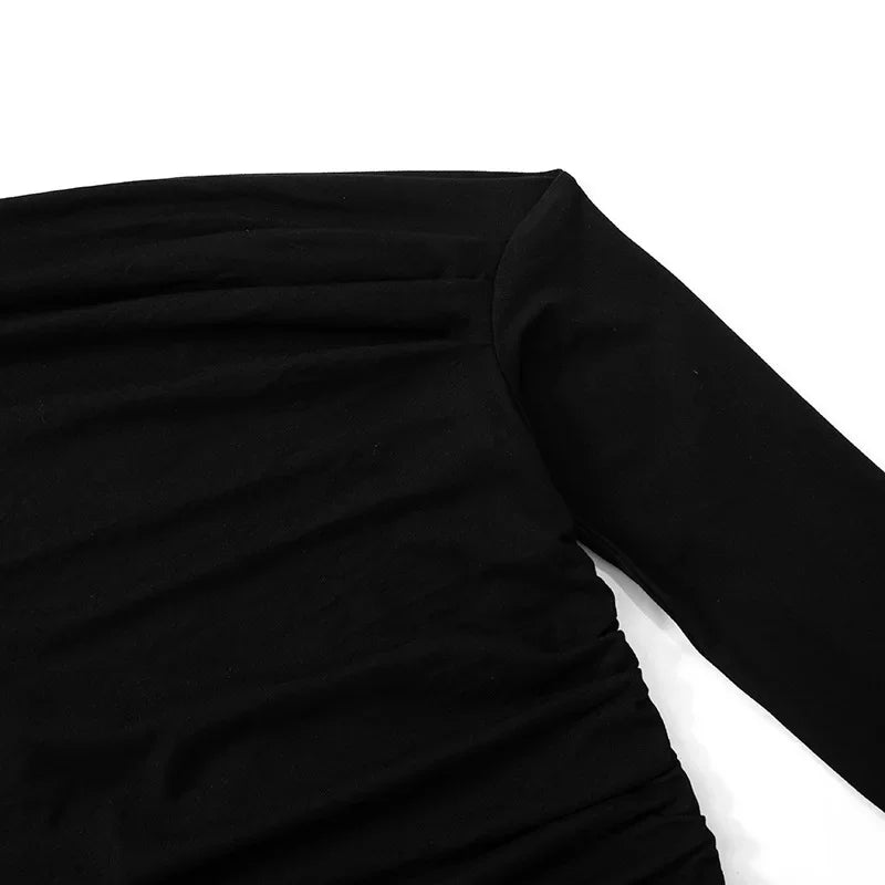 Sexy Dress Women Elegant Off Shoulder Long Sleeve Party Dresses For Women Bodycon Dress Black Red White