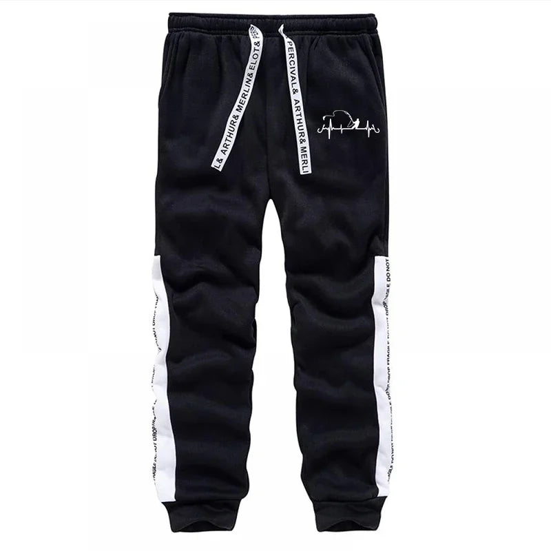 Mens Tracksuit Printed Casual Sweatshirts Sportswear Outdoors Gym Sports Jogging Mens Clothing Fashion Single Piece Hoodie Pants