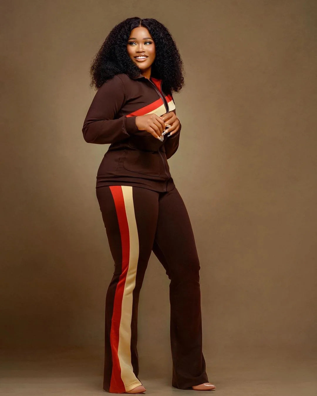 Tracksuit Women Pants Set Two Piece Set Autumn Winter Zipper Jacket Tops Suits Jogging Vintage Patchwork Outfits Y2k Streetwear