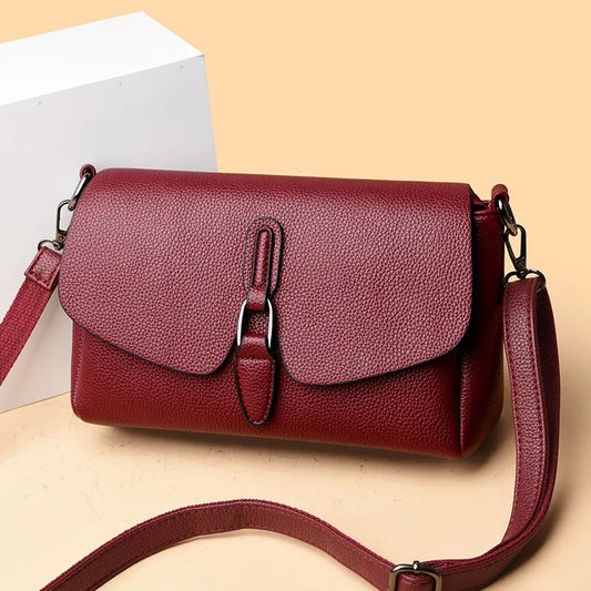 New Soft Leather Crossbody Bags for Women Luxury Handbags Women Bags Designer Female Casual Hand Shoulder Bag bolsos de mujer