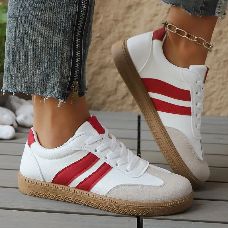 2026 Women Tennis Sneakers Flats Ladies Fashion Vulcanized Shoes Spring Autumn Woman Outdoor Trainers Footwear Женская Обувь