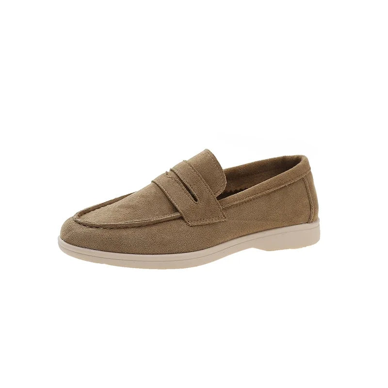 Women's Low Top Shoes 2025 Spring and Autumn New Casual Comfort Loafers High Quality Solid Flat Shoes Zapatos De Mujer