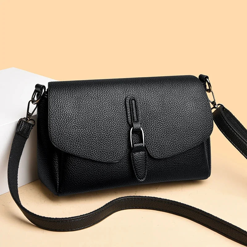 New Soft Leather Crossbody Bags for Women Luxury Handbags Women Bags Designer Female Casual Hand Shoulder Bag bolsos de mujer