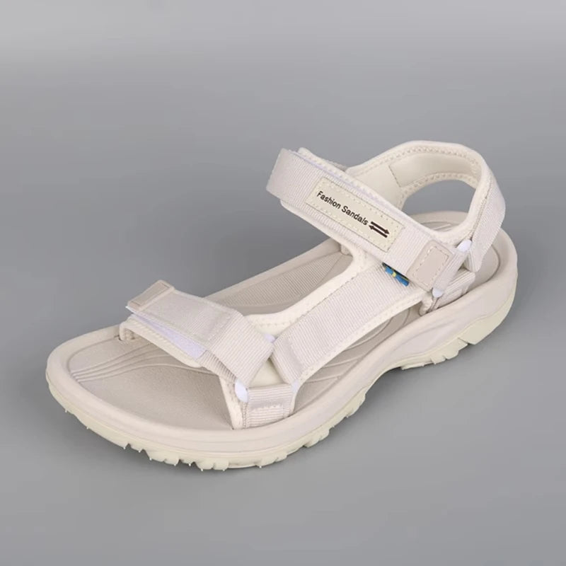 Ladies' Fashion Casual Flat Sandals Outdoor Summer  Open-Toe Beach  Shoes Soft Sole Comfort Women's Breathable Walking Sandials