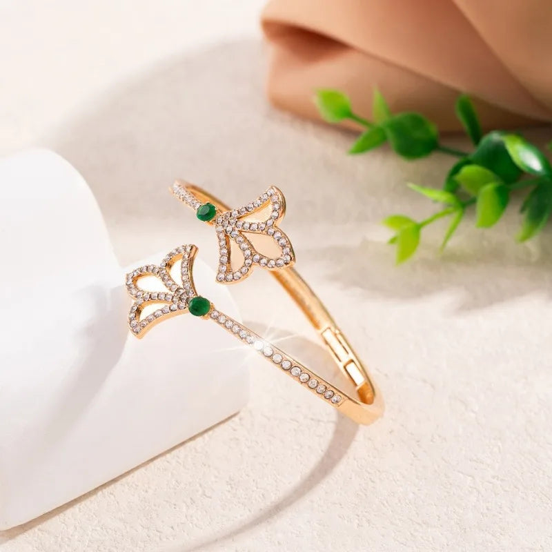 1 Pc Personalized, Stylish And Minimalist Open Bangle - Elegant And Gorgeous Holiday And Banquet Jewelry For Women