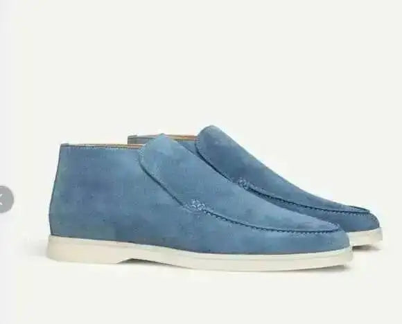 High-top Shoes For Women Loafers Casual Flat Heels One-foot Lazy Shoes Couple Shoes